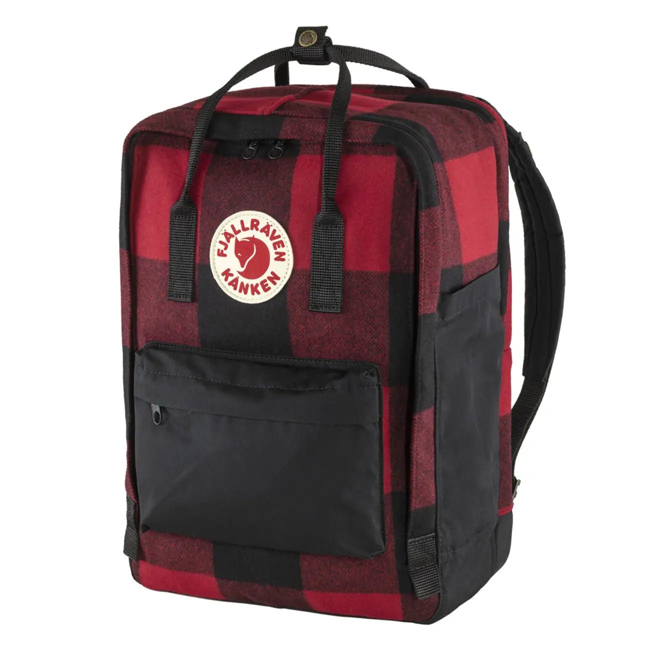 Fjallraven Kanken Re-Wool Laptop 15 Red / Black