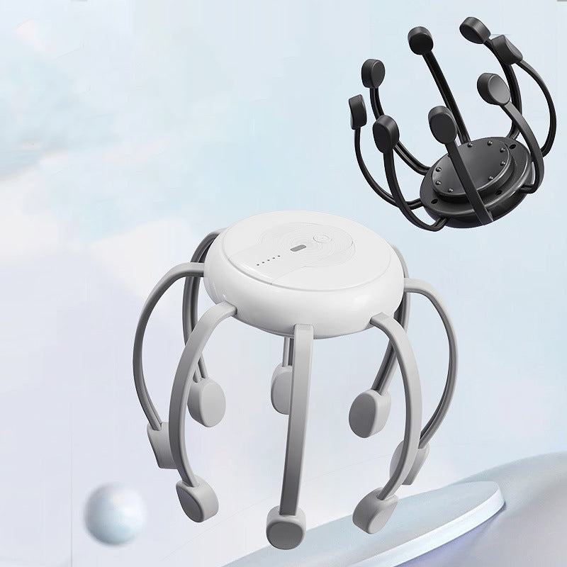 Intelligent Octopus Head Massag🐙 50% OFF NOW ! 💆♂️ Intelligent Octopus Head Massager – Relaxing Kneading, Multiple Modes & Portable Design 🔋er