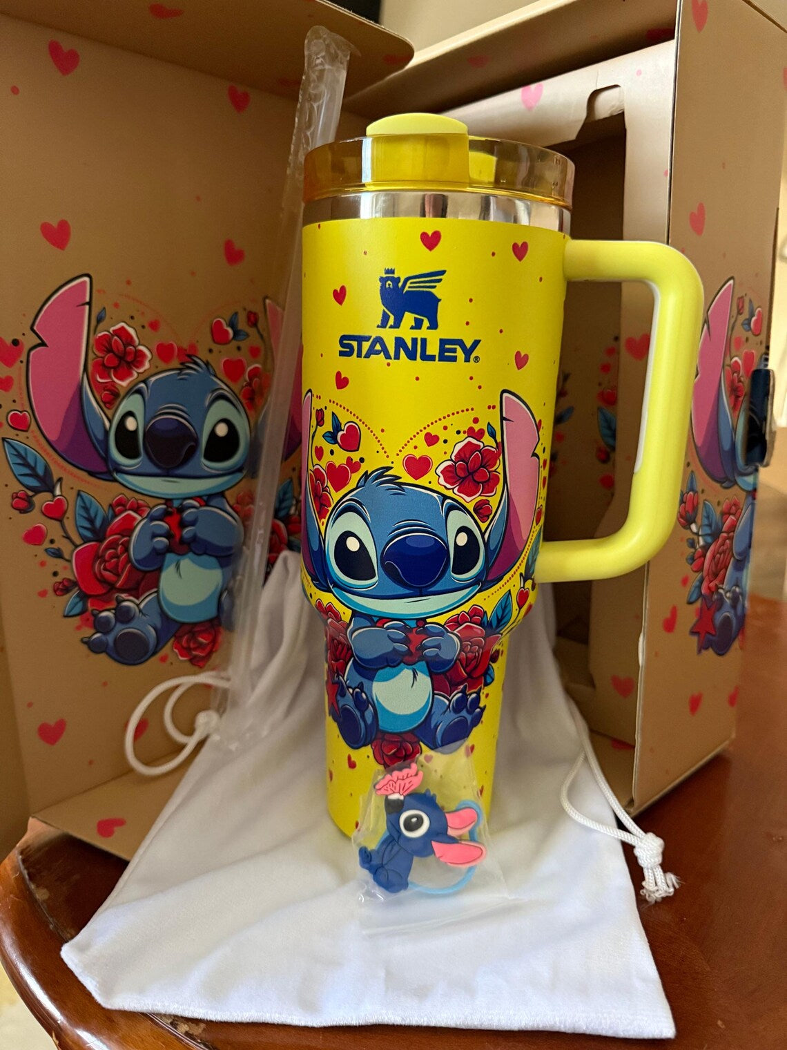 Personalized Stitch Stanley   40 OZ Tumbler