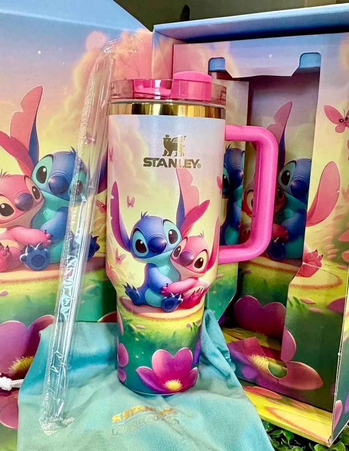 Personalized Stitch Stanley   40 OZ Tumbler