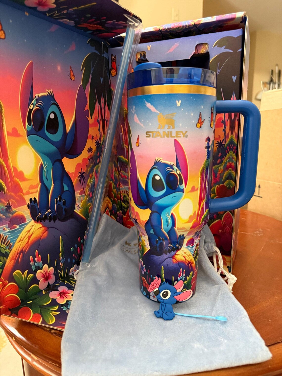 Personalized Stitch Stanley   40 OZ Tumbler