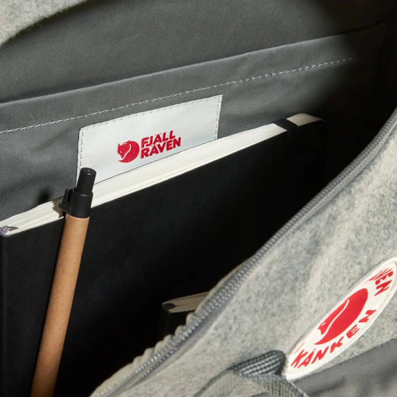Fjallraven Kanken Re-Wool Laptop 15  Granite Grey
