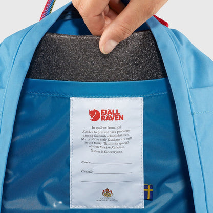 Fjallraven Kanken Rainbow Mini Chalk Rose / Rainbow