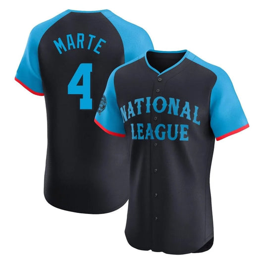 Arizona Diamondbacks #4 Ketel Marte Player Black National League All-Star Limited Elite Home Game Stitched Baseball Jersey
