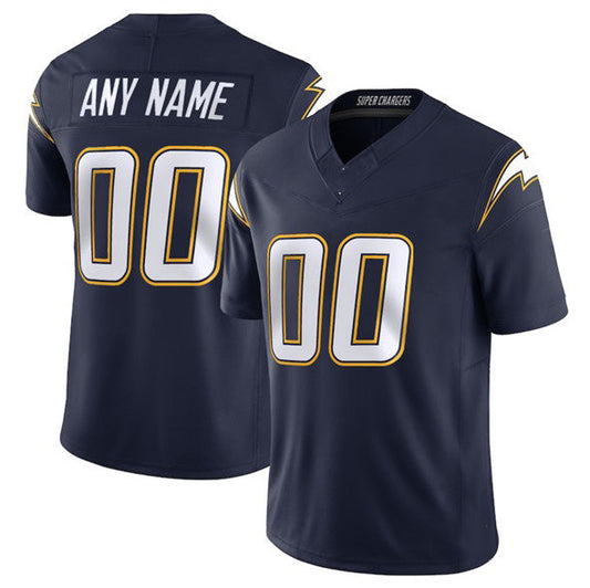 Custom LA.Chargers Active Player Navy 2025 F.U.S.E. Alternate Vapor Limited Stitched Jersey
