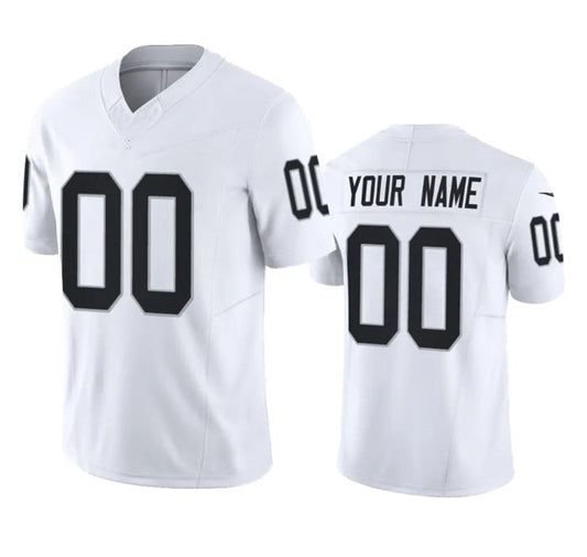 Custom LV.Raiders Active Player White 2023 F.U.S.E Vapor Untouchable Stitched Jersey