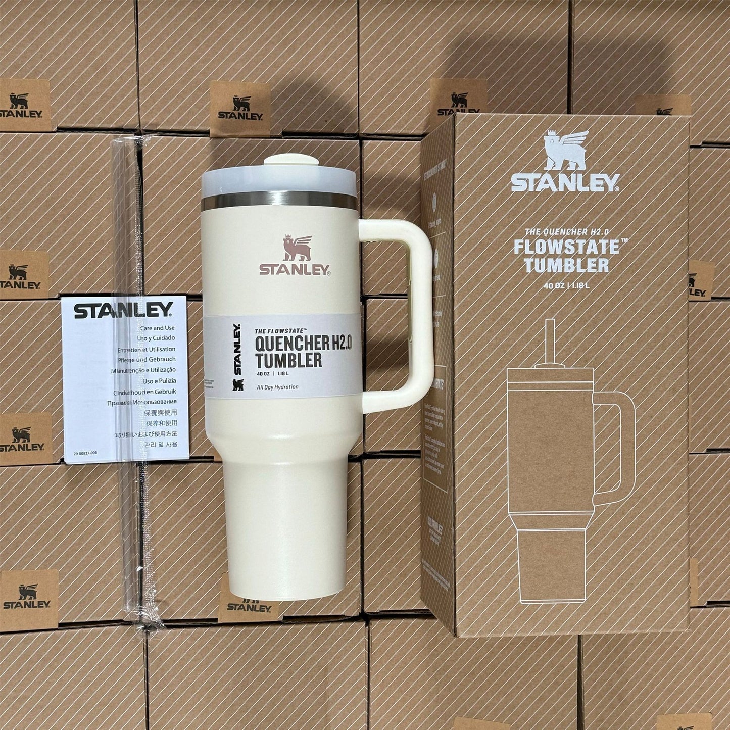 Bestselling Stanley 40oz Insulated Tumbler Large Capacity Car Cup Quencher Travel Mug