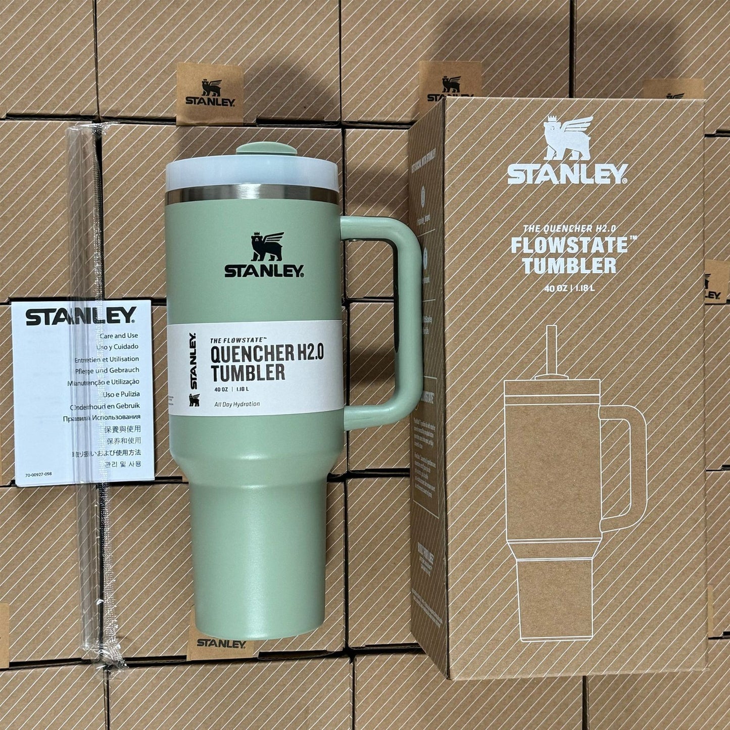 Bestselling Stanley 40oz Insulated Tumbler Large Capacity Car Cup Quencher Travel Mug