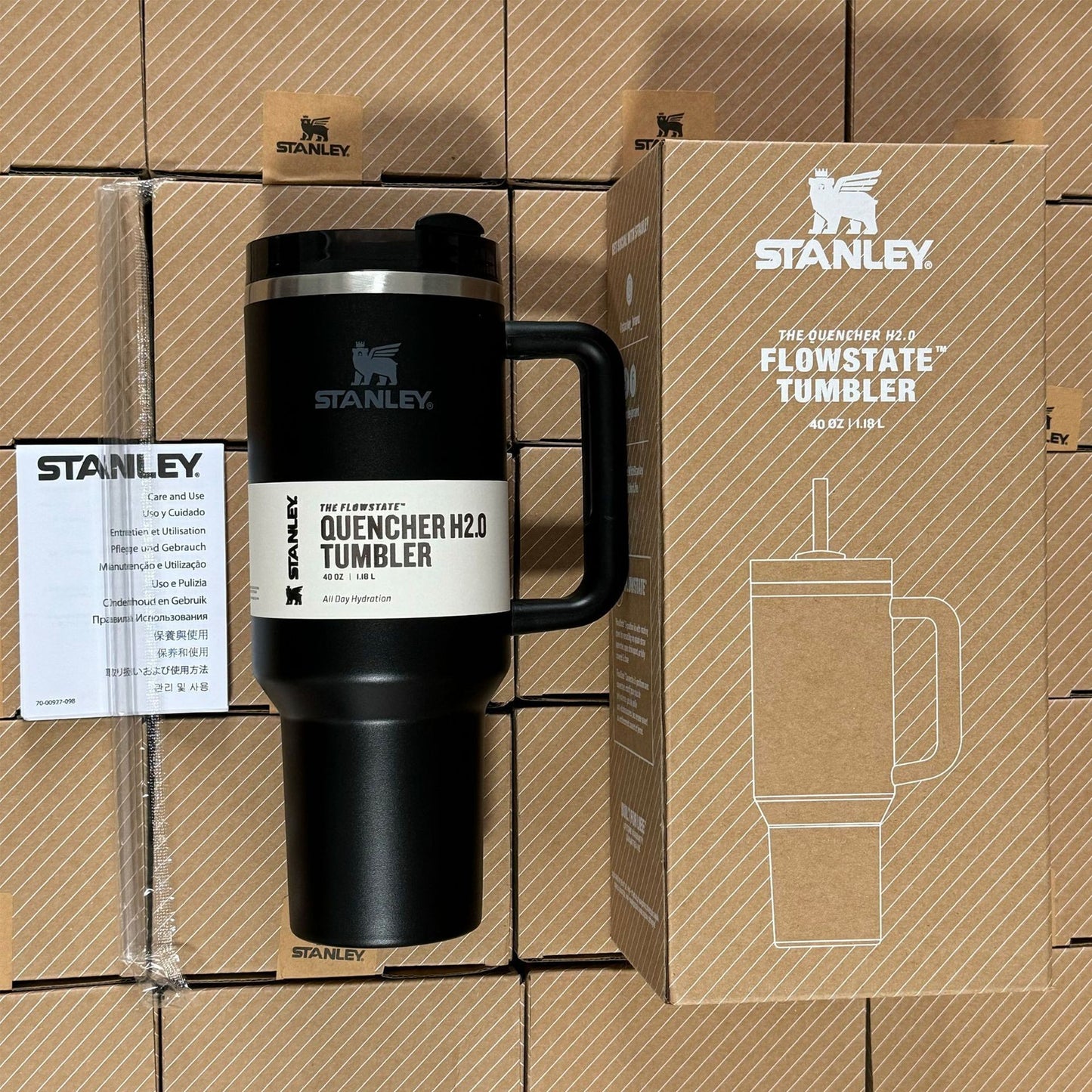 Bestselling Stanley 40oz Insulated Tumbler Large Capacity Car Cup Quencher Travel Mug