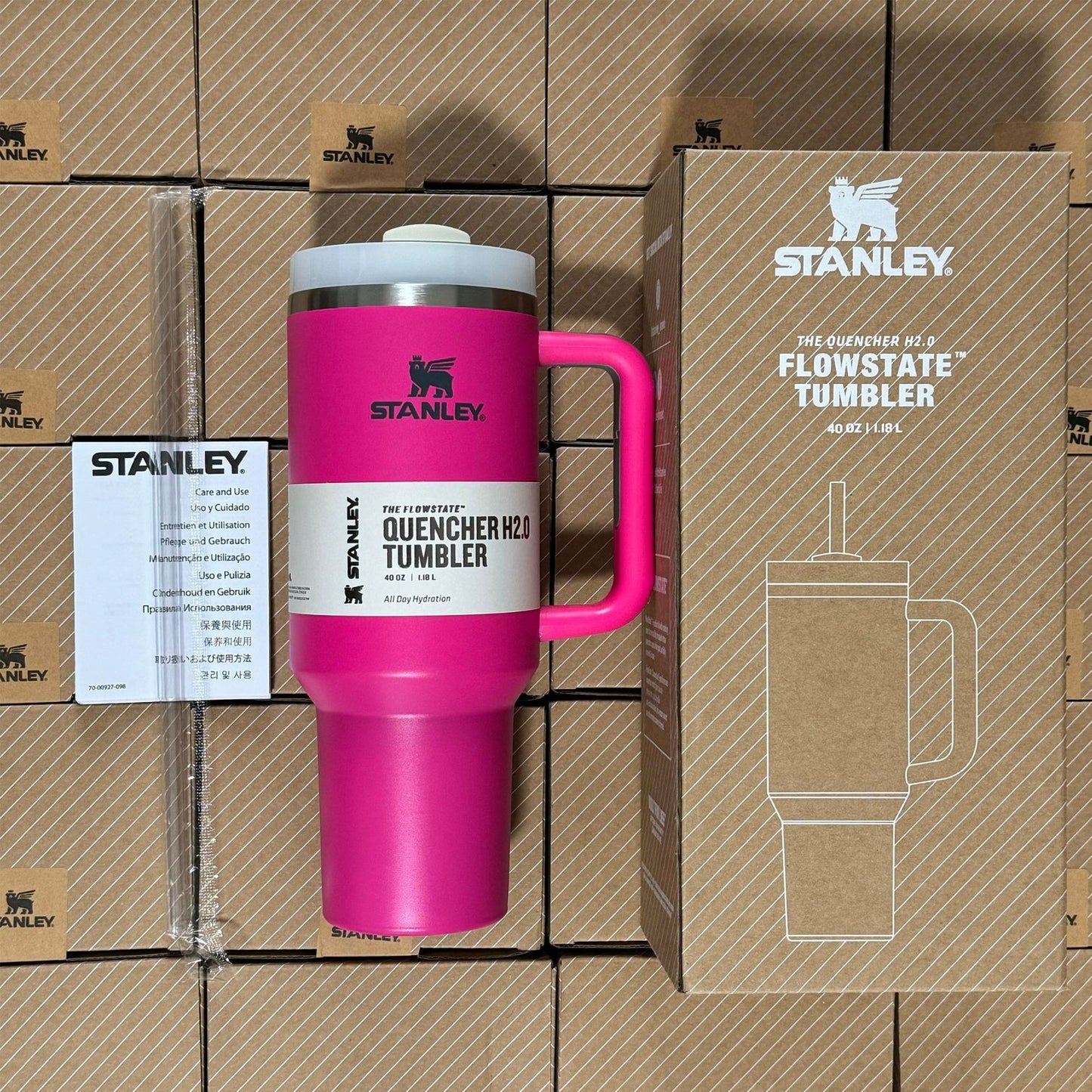 Bestselling Stanley 40oz Insulated Tumbler Large Capacity Car Cup Quencher Travel Mug