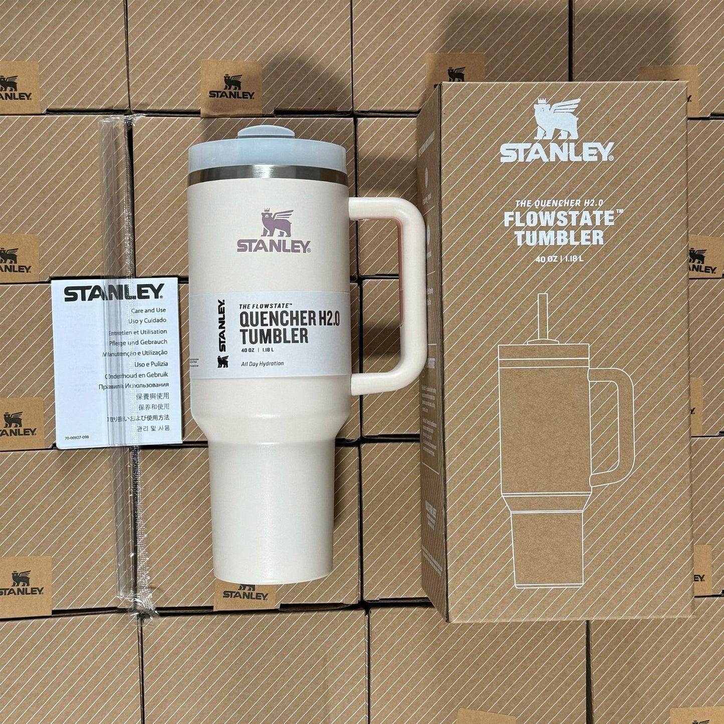 Bestselling Stanley 40oz Insulated Tumbler Large Capacity Car Cup Quencher Travel Mug