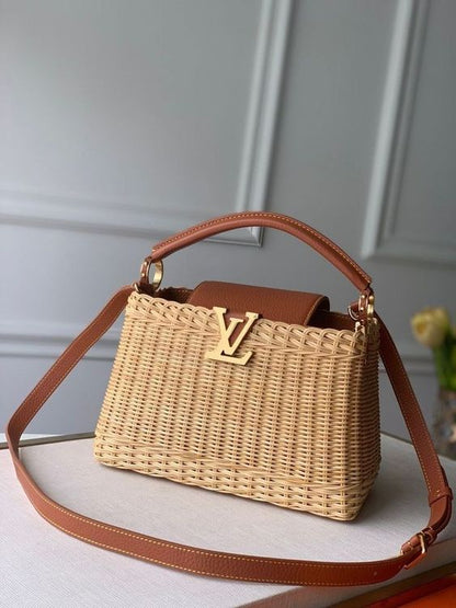 Louis Vuitton Rattan  Capucine 27*18cm