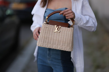 Louis Vuitton Rattan  Capucine 27*18cm