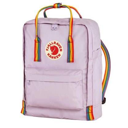 Fjallraven Kanken Rainbow Classic Backpack Pastel Lavender / Rainbow
