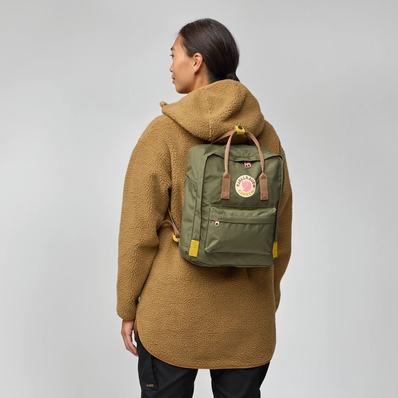 Fjallraven Kanken Koncept Backpack Pink / Mint Green