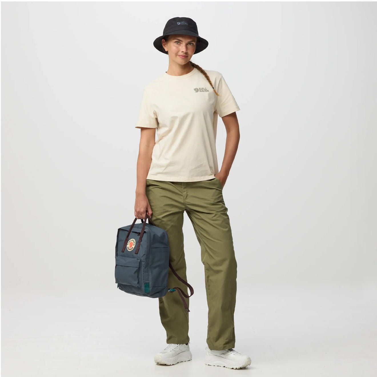 Fjallraven Kanken Koncept Backpack Graphite / Blackberry