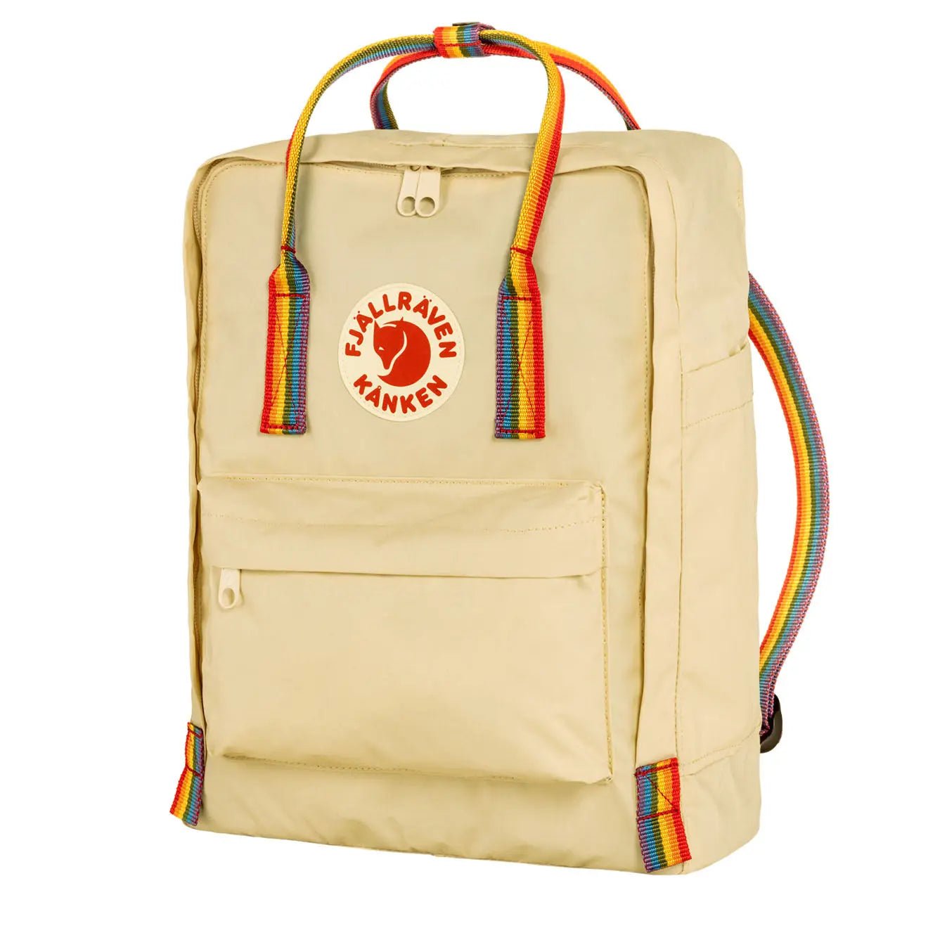 Fjallraven Kanken Rainbow Classic Backpack Light Oak / Rainbow Pattern