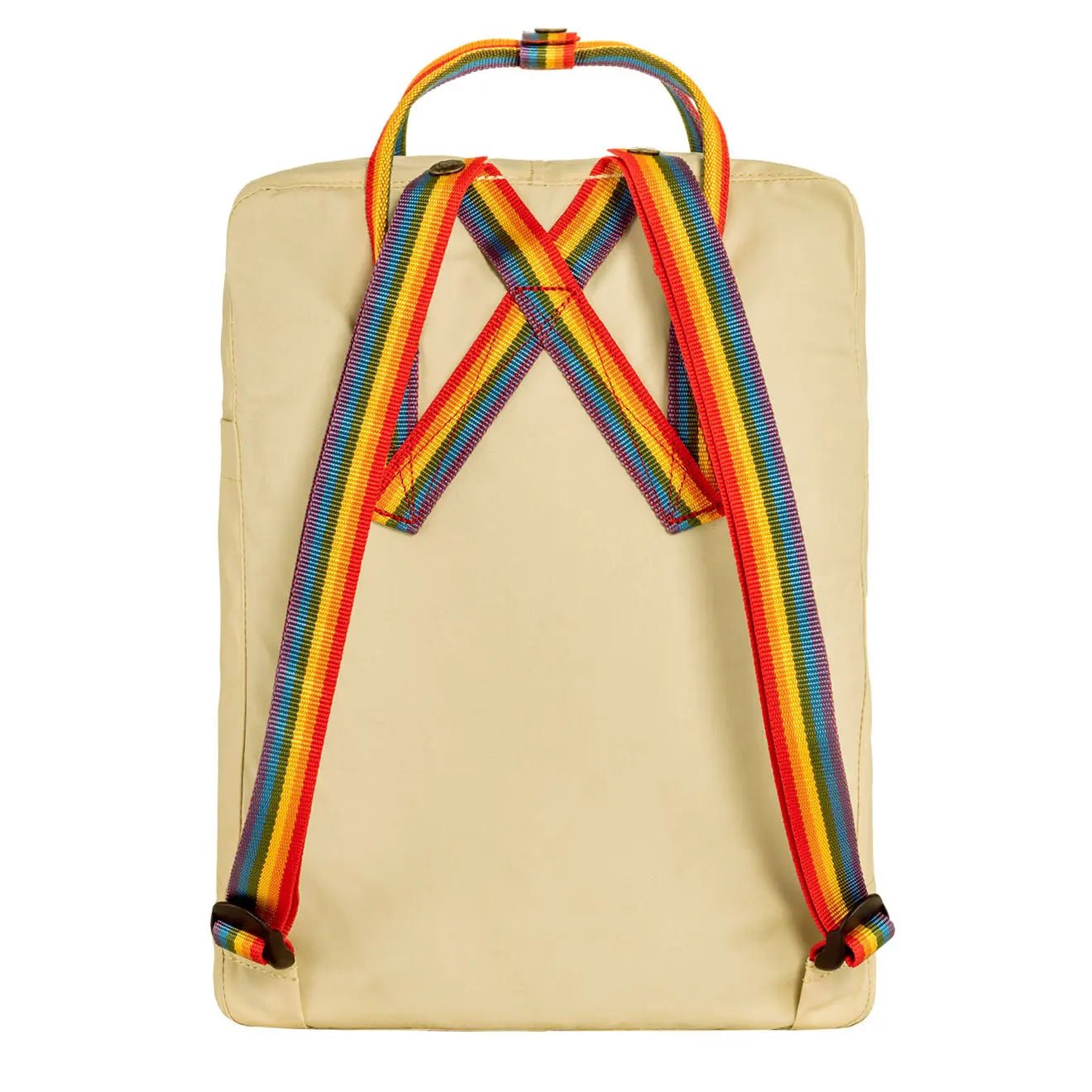 Fjallraven Kanken Rainbow Classic Backpack Light Oak / Rainbow Pattern