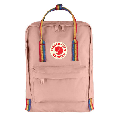 Fjallraven Kanken Rainbow Classic Backpack Chalk Rose / Rainbow