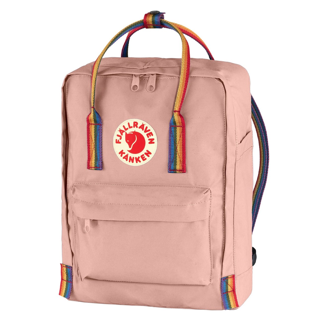 Fjallraven Kanken Rainbow Classic Backpack Chalk Rose / Rainbow
