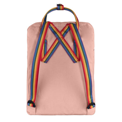 Fjallraven Kanken Rainbow Classic Backpack Chalk Rose / Rainbow