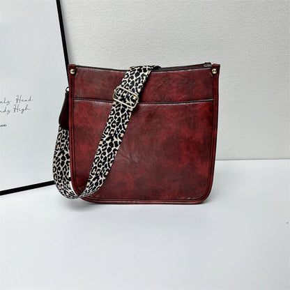 👜Colorful Straps Crossbody Leather Bags