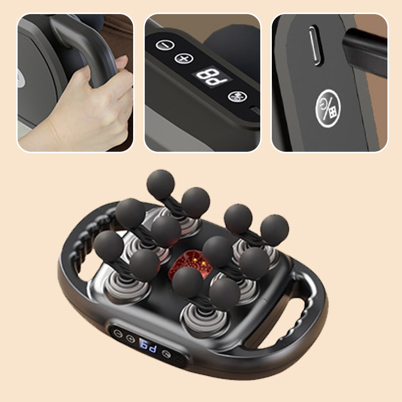 💆‍♂️ Limited-time offer🔥 Multi-Functional Automatic 12-Head Muscle Massage Gun – Relaxation & Pain Relief ✨-✈️Free delivery
