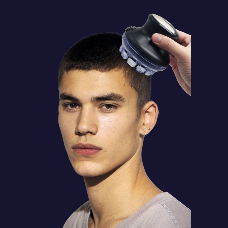 Circular Electric Hair Clipper with LED Display