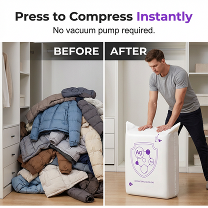 💐 Buy 2 Get 1 Free! Vacuum Storage Bags – Save 80% Space for Clothes & Bedding 📦💨 【Limited Offer】
