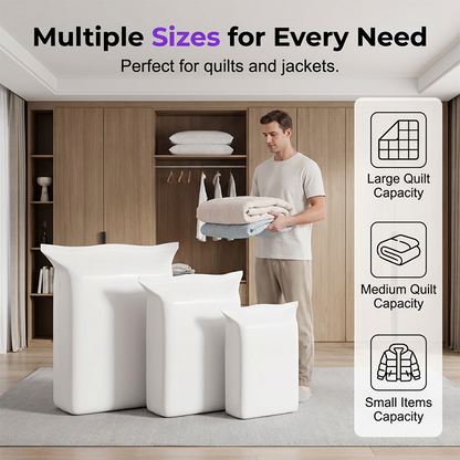 💐 Buy 2 Get 1 Free! Vacuum Storage Bags – Save 80% Space for Clothes & Bedding 📦💨 【Limited Offer】